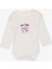 Kız Bebek Çıtçıtlı Body Baskılı Unicorn 9 Ay-3 Yaş, Ekru 1