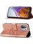 Mi 11 Pro Için Kelebek Pu Deri Çevirmeli Cüzdan Stand Telefon Kılıfı - Rose Gold (Yurt Dışından) 1