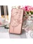 Mi 11 Pro Için Kelebek Pu Deri Çevirmeli Cüzdan Stand Telefon Kılıfı - Rose Gold (Yurt Dışından) 2