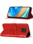 Redmi Note 9s / 9 Pro / 9 Pro Max Için Kelebek Pu Deri Çevirmeli Cüzdan Stand Telefon Kılıfı - Kırmızı (Yurt Dışından) 1