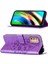 Moto G9 Plus Için Kelebek Pu Deri Çevirmeli Cüzdan Stand Telefon Kılıfı - Açık Mor (Yurt Dışından) 1