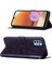 Galaxy A32 4g Için Kelebek Pu Deri Çevirmeli Cüzdan Stand Telefon Kılıfı - Mor (Yurt Dışından) 1