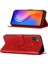 Spark 5 Air / Spark 6 Air Için Kelebek Pu Deri Çevirmeli Cüzdan Stand Telefon Kılıfı - Kırmızı (Yurt Dışından) 1