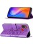 Spark 5 Air / Spark 6 Air Için Kelebek Pu Deri Çevirmeli Cüzdan Stand Telefon Kılıfı - Açık Mor (Yurt Dışından) 1