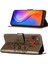 Spark 5 Air / Spark 6 Air Için Kelebek Pu Deri Çevirmeli Cüzdan Stand Telefon Kılıfı - Gri (Yurt Dışından) 1