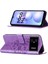 Poco M4 5g / Poco M5 5g Için Kelebek Pu Deri Çevirmeli Cüzdan Stand Telefon Kılıfı - Açık Mor (Yurt Dışından) 1