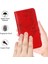 1.4 Için Kelebek Pu Deri Çevirmeli Cüzdan Stand Telefon Kılıfı - Kırmızı (Yurt Dışından) 3