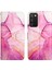 Galaxy A02S Için Mermer Desenli Pu Deri Cüzdan Telefon Kılıfı - Pembe (Yurt Dışından) 4