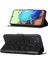 Galaxy A71 5g Için Kelebek Pu Deri Çevirmeli Cüzdan Stand Telefon Kılıfı - Siyah (Yurt Dışından) 1