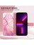 iPhone x / iPhone Xs Için Mermer Desenli Pu Deri Cüzdan Telefon Kılıfı - Pembe (Yurt Dışından) 5