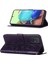 Galaxy A71 5g Için Kelebek Pu Deri Çevirmeli Cüzdan Stand Telefon Kılıfı - Mor (Yurt Dışından) 1