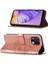 Spark 8 Için Kelebek Pu Deri Çevirmeli Cüzdan Stand Telefon Kılıfı - Rose Gold (Yurt Dışından) 1