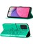 Galaxy A33 5g Için Kelebek Pu Deri Çevirmeli Cüzdan Stand Telefon Kılıfı - Yeşil (Yurt Dışından) 1