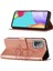 Galaxy A52 4g / 5g / A52S 5g Için Kelebek Pu Deri Çevirmeli Cüzdan Stand Telefon Kılıfı - Rose Gold (Yurt Dışından) 1