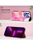 Spark 8 Için Mermer Desenli Pu Deri Cüzdan Telefon Kılıfı - Pembe (Yurt Dışından) 5
