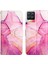 8 / 8 Pro Için Mermer Desenli Pu Deri Cüzdan Telefon Kılıfı - Pembe (Yurt Dışından) 4