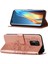 Phantom x Için Kelebek Pu Deri Çevirmeli Cüzdan Stand Telefon Kılıfı - Rose Gold (Yurt Dışından) 1
