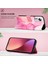 12 / 12S / 12X Için Mermer Desenli Pu Deri Cüzdan Telefon Kılıfı - Pembe (Yurt Dışından) 5
