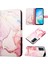 Hot 12 / X6817 Için Mermer Desenli Pu Deri Cüzdan Telefon Kılıfı - Rose Gold (Yurt Dışından) 1