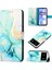 Poco M4 5g / Poco M5 5g Için Mermer Desenli Pu Deri Cüzdan Telefon Kılıfı - Yeşil (Yurt Dışından) 1