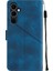 Pova Neo 2 LG6N Için Deri Cüzdan Flip Stand Telefon Kılıfı - Mavi (Yurt Dışından) 3