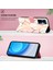 Camon 19 Pro 5g Için Mermer Desenli Pu Deri Cüzdan Telefon Kılıfı - Pembe / Beyaz (Yurt Dışından) 5