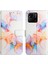 Redmi 10C Için Mermer Desenli Pu Deri Cüzdan Telefon Kılıfı - Renkli (Yurt Dışından) 4