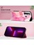 Camon 18I Için Mermer Desenli Pu Deri Cüzdan Telefon Kılıfı - Pembe (Yurt Dışından) 5