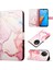 Note 12 Pro 4g Için Mermer Desenli Pu Deri Cüzdan Telefon Kılıfı - Rose Gold (Yurt Dışından) 1