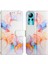 Note 12 / Note 11 Için Mermer Desenli Pu Deri Cüzdan Telefon Kılıfı - Renkli (Yurt Dışından) 4