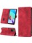 Redmi 10 Için Deri Cüzdan Flip Stand Telefon Kılıfı - Kırmızı (Yurt Dışından) 2