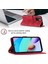 Redmi 10 Için Deri Cüzdan Flip Stand Telefon Kılıfı - Kırmızı (Yurt Dışından) 4