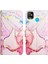 Pop 5 Için Mermer Desenli Pu Deri Cüzdan Telefon Kılıfı - Rose Gold (Yurt Dışından) 4