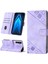 Pova Neo 2 LG6N Için Deri Cüzdan Flip Stand Telefon Kılıfı - Mor (Yurt Dışından) 2