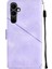 Pova Neo 2 LG6N Için Deri Cüzdan Flip Stand Telefon Kılıfı - Mor (Yurt Dışından) 3
