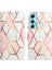 Hot 11 Için Mermer Desenli Pu Deri Cüzdan Telefon Kılıfı - Pembe / Beyaz (Yurt Dışından) 4
