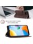 Redmi 10C Için Deri Cüzdan Flip Stand Telefon Kılıfı - Kahverengi (Yurt Dışından) 4