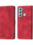 Pop 5 Lte Bd4 Için Deri Cüzdan Flip Stand Telefon Kılıfı - Kırmızı (Yurt Dışından) 1