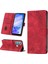 Pop 5 Lte Bd4 Için Deri Cüzdan Flip Stand Telefon Kılıfı - Kırmızı (Yurt Dışından) 2