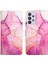 Galaxy A52 4g / 5g / A52S 5g Için Mermer Desenli Pu Deri Cüzdan Telefon Kılıfı - Pembe (Yurt Dışından) 4