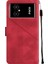 Poco M4 5g M5 4g Için Deri Cüzdan Flip Stand Telefon Kılıfı - Kırmızı (Yurt Dışından) 3
