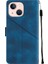 iPhone 13 Mini Için Deri Cüzdan Flip Stand Telefon Kılıfı - Mavi (Yurt Dışından) 3