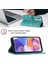 Galaxy A32 5G/M32 5g Için Deri Cüzdan Flip Stand Telefon Kılıfı - Yeşil (Yurt Dışından) 5