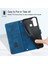 Pop 5 Lte Bd4 Için Deri Cüzdan Flip Stand Telefon Kılıfı - Mavi (Yurt Dışından) 5