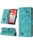 Galaxy A04E Için Deri Cüzdan Flip Stand Telefon Kılıfı - Yeşil (Yurt Dışından) 2