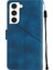 Galaxy S23+ Için Deri Cüzdan Flip Stand Telefon Kılıfı - Mavi (Yurt Dışından) 4