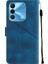 Spark 9 KG5P Için Deri Cüzdan Flip Stand Telefon Kılıfı - Mavi (Yurt Dışından) 3