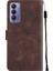 Camon 18 Için Deri Cüzdan Flip Stand Telefon Kılıfı - Kahverengi (Yurt Dışından) 4