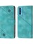 Camon 18I Için Deri Cüzdan Flip Stand Telefon Kılıfı - Yeşil (Yurt Dışından) 1