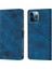 iPhone 12 Pro Max Için Deri Cüzdan Flip Stand Telefon Kılıfı - Mavi (Yurt Dışından) 1